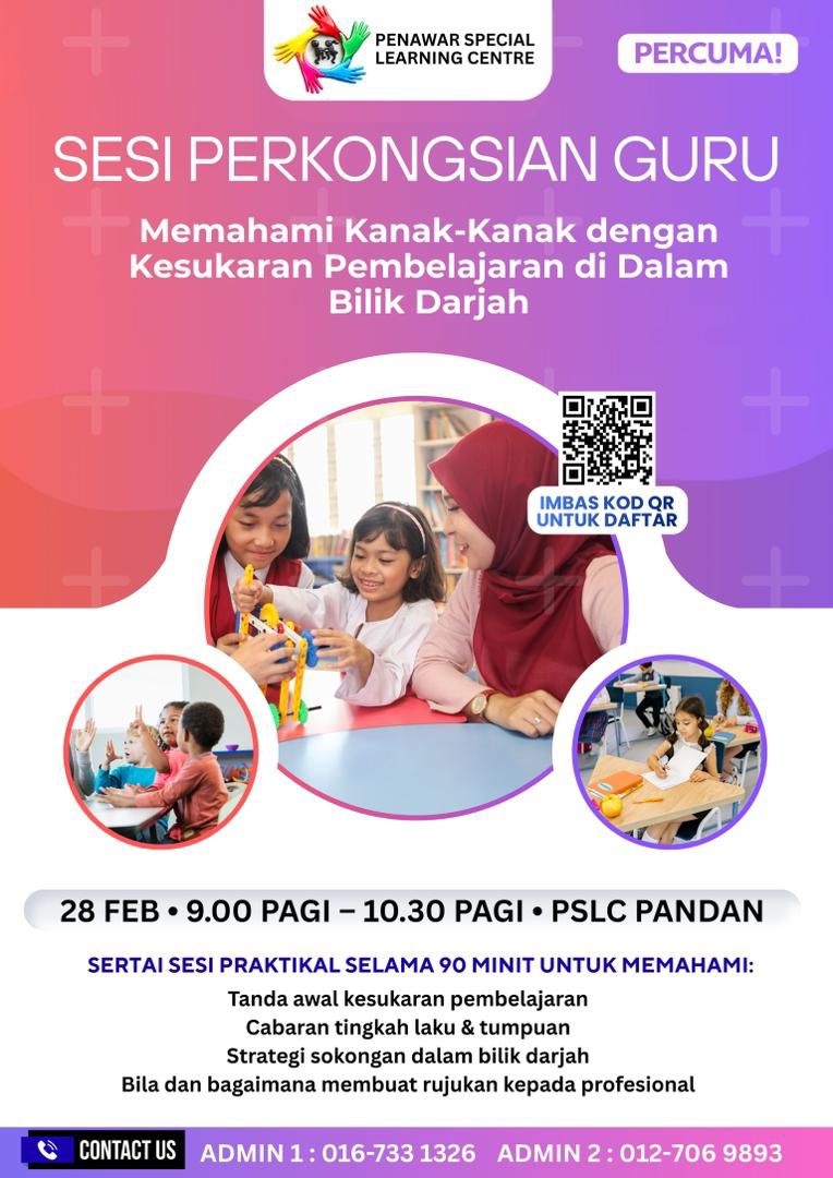 Sesi Perkongsian Guru PERCUMA! 📢