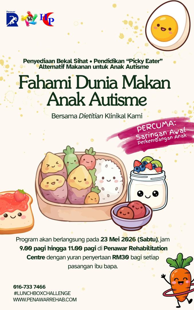 FAHAMI DUNIA MAKAN ANAK AUTISME 🧩🍱